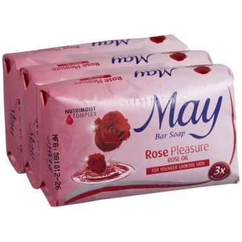 May Bar Soap Rose Pleasure 3 x 85g