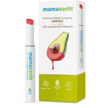 Mamaearth Moisture Matte Longstay Lipstick With Avocado Oil And Vitamin E