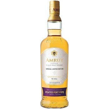 Amrut Peated Port Pipe Indian Single Malt Whisky 700ml Abv 60%