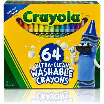 Crayola Ultra Clean Washable Crayons 64pcs