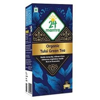 24 Mantara 24 Mantra Organic Tulsi Green Tea 1.75oz
