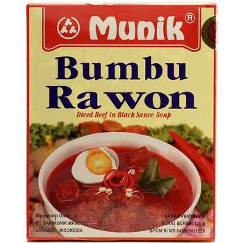 Munik Bumbu Rawon Diced Beef In Black Sauce Soup 125g