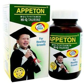 Appeton MultiVitamin HI Q Taurine with DHA 60 Tablets