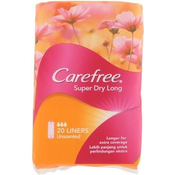 Carefree Super Dry Long Unscented 20pcs