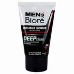 Biore Mens Double Scrub Facial Foam Deep Clean 50g