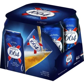 Kronenbourg 1664 Can Beer Original 4 x 330ml