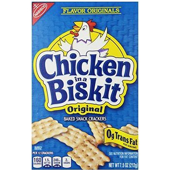 Chicken In A Biskit Original Crackers 8ounce Units Pack Of 6