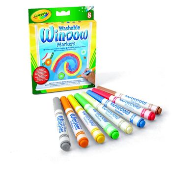 Crayola Window Markers Washable 8 Pack