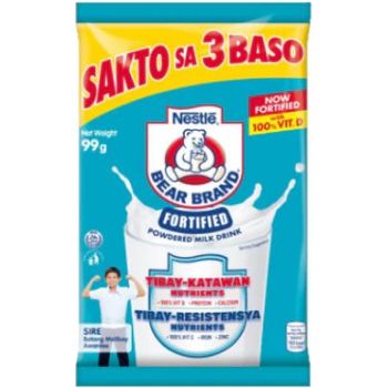 Bear Brand Fortified Powdered Milk 99g