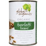 Global Organics Organic Borlotti Beans canned