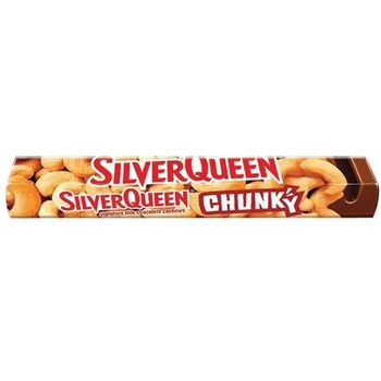 Silver Queen Chunky Bar Dark Cashews 95g