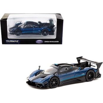 Tarmac Works Pagani Zonda Revolucion Blue Metallic Diecast Car
