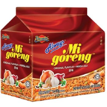 Ibumie Mi Goreng Instant Noodles - Original (5 x 80g)