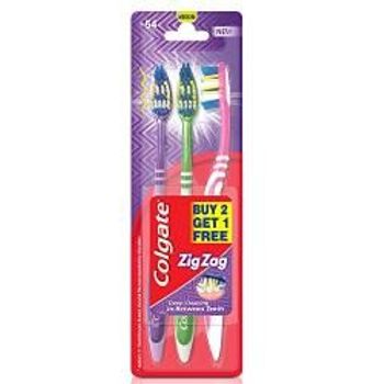 2 Colgate Zig Zag Toothbrush Pack Of 3