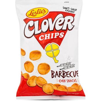 Leslie's Clover Chips Barbeque Flavour Corn Snack 85g