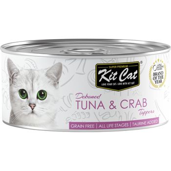 Kit Cat Toppers Tuna & Club Wet Food For Cats 80g