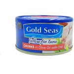Gold Seas Yellowfin Tuna Chunks in Olive Oil Chili 185g