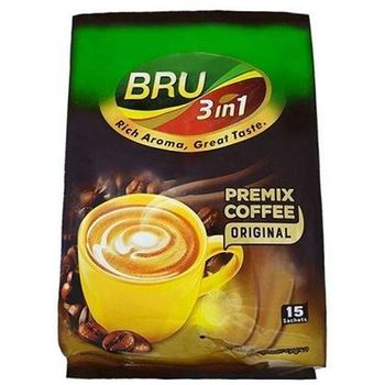 Bru 3 In 1 Original 15 Sachets 330g