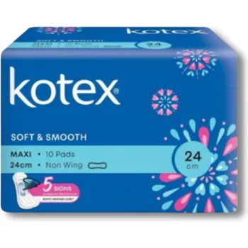 Kotex Soft And Smooth Maxi 24cm 10pcs