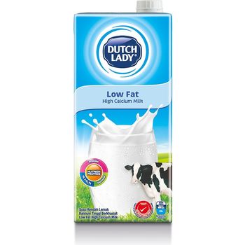 Dutch Lady UHT Low Fat Milk 1l