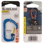 Nite Ize SlideLock Carabiner Aluminum 3 Blue