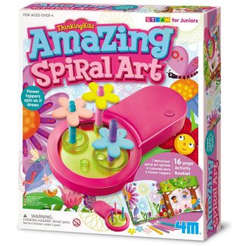 4M Thinking Kits Steam for Juniors Amazing Spiral Art