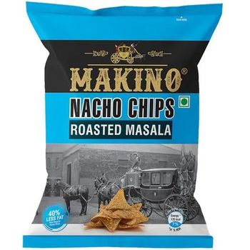 Makino Nacho Chips Roasted Masala Lesser Fat 60g