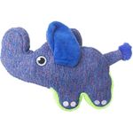 Kong Pipsqueaks Blue Elephant Dog Toy