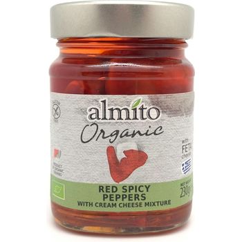 Almito Organic Red Spicy Peppers With Cream Cheese 230g