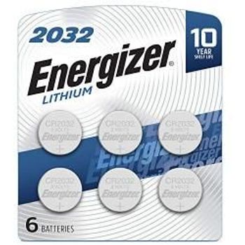 Energizer Cr2032 Batteries 3v Lithium Coin Cell 2032 Watch Battery 6 Count