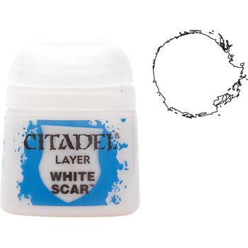 Citadel Pot De Peinture Layer White Scar 12ml