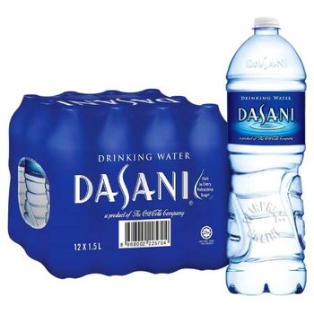 Dasani Natural Drinking Water 12pcs 1.5l