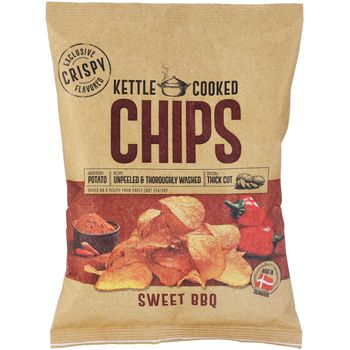 Kettle Cooked Crispy Chips Sweet Bbq 150g