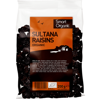 Smart Organic Sultana Raisins 200g