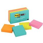 3M Post-it Super Sticky Notes 622-8SSMIA 8 Pads/Pack Miami Collection