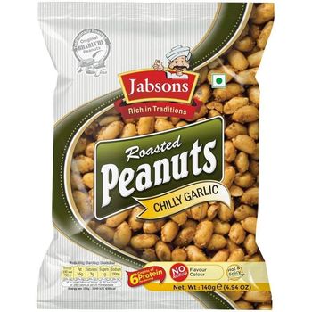 Jabson's Roasted Peanuts Chilli Garlic 140g