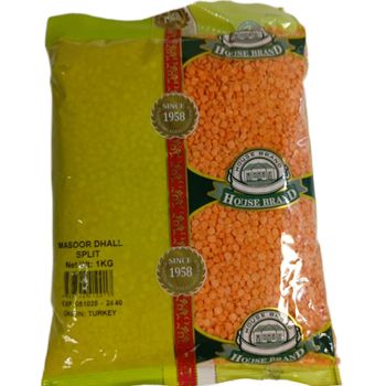 House Brand Masoor Dhall Split 1kg