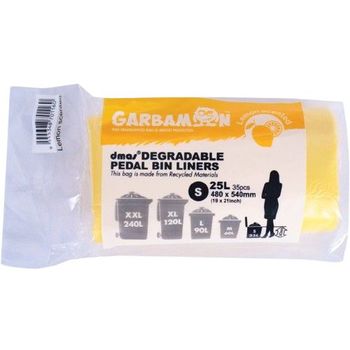 Garbamon Lemon Scented Garbage Bag (Size S - 25L)