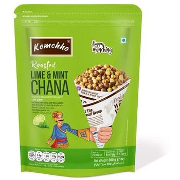 Kemchho Roasted Chana with Lime 200g