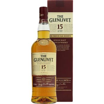 Glenlivet 15YO French Oak Single Malt Scotch Whisky 700ml
