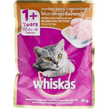 Whiskas Pouch Chicken And Tuna 85g