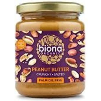 Biona Organic Peanut Crunchy Butter 250g