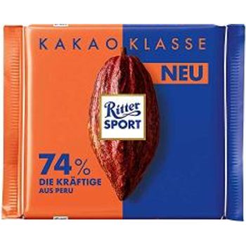 Ritter Sport Cocoa Selection 74Percent Chocolate 100g