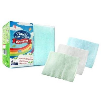 Pureen Colourful Baby Napkins Printed 300g