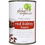 Global Organics Red Kidney Beans 400g
