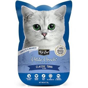Kit Cat Petite Pouch Complete And Balanced Classic Tuna in Aspic 70g