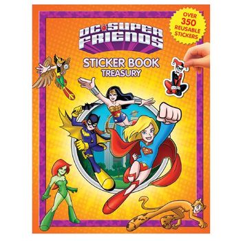 Phidal Publishing Sticker Book Treasury DC Super Friends