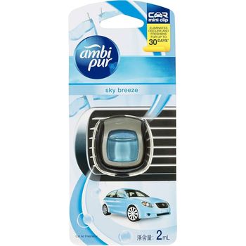 Ambi Pur Car Air Freshener Mini Vent Clip 2ml
