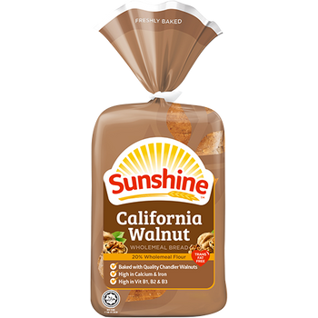 Sunshine California Walnut Wholemeal 320g
