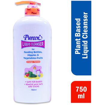 Pureen Liquid Cleanser For Feeding Bottles Nipples Vegorange